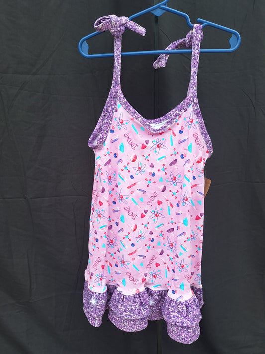 Cotton lycra Tie Dress